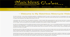 Desktop Screenshot of matchlessclueless.com