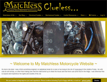 Tablet Screenshot of matchlessclueless.com